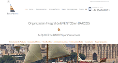 Desktop Screenshot of barcosyeventos.com